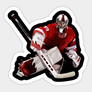 ice hockey goalkeeper Sticker